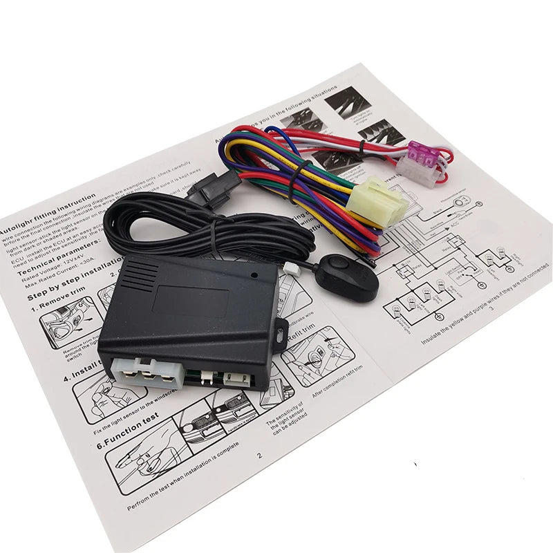 Sensor automático inteligente de luces para auto 12V (encendido automático)