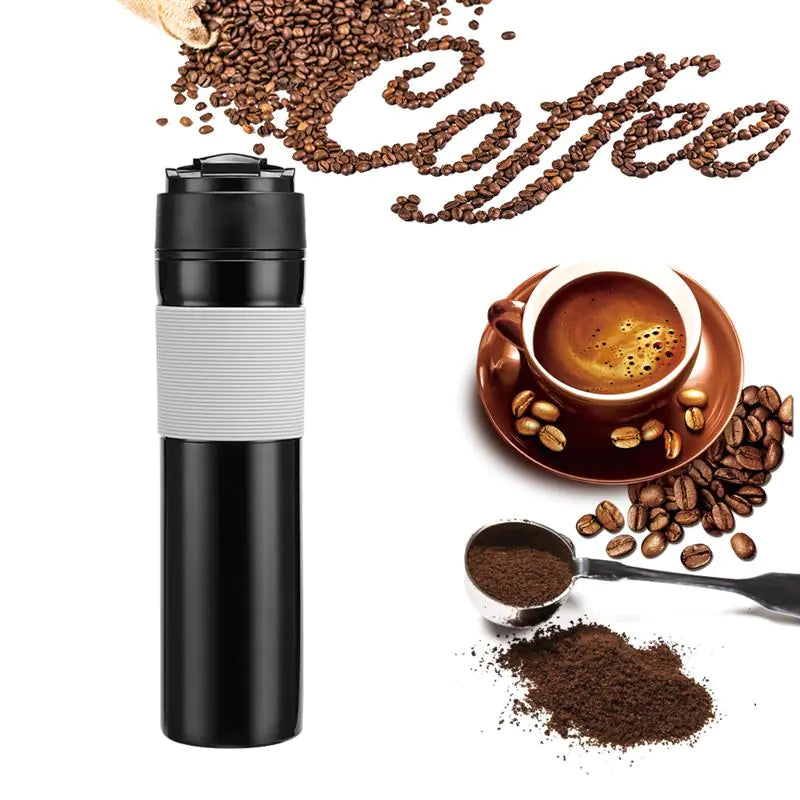 French Press Portátil 300ml – Café Fresco Donde Quieras