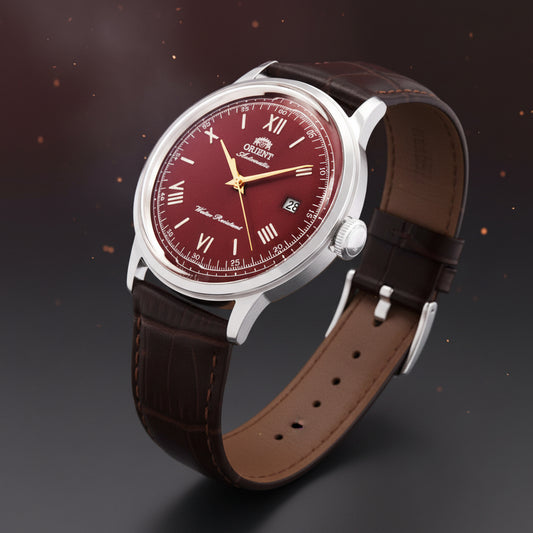 Orient Bambino Automatic Watch – Bordeaux Dial