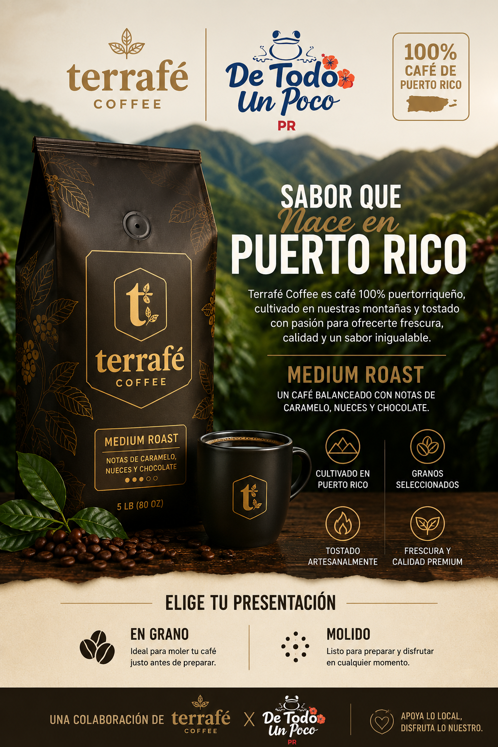 Terrafé Coffee x De Todo Un Poco PR ☕