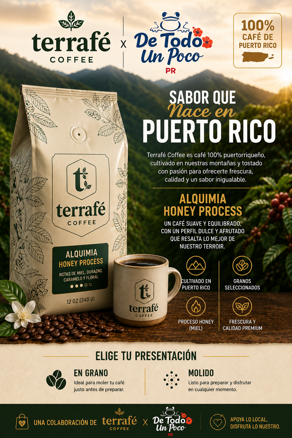 Terrafé Coffee x De Todo Un Poco PR ☕