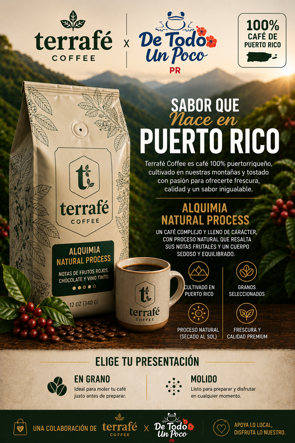 Terrafé Coffee x De Todo Un Poco PR ☕