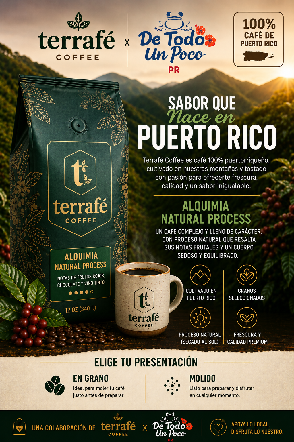 Terrafé Coffee x De Todo Un Poco PR ☕
