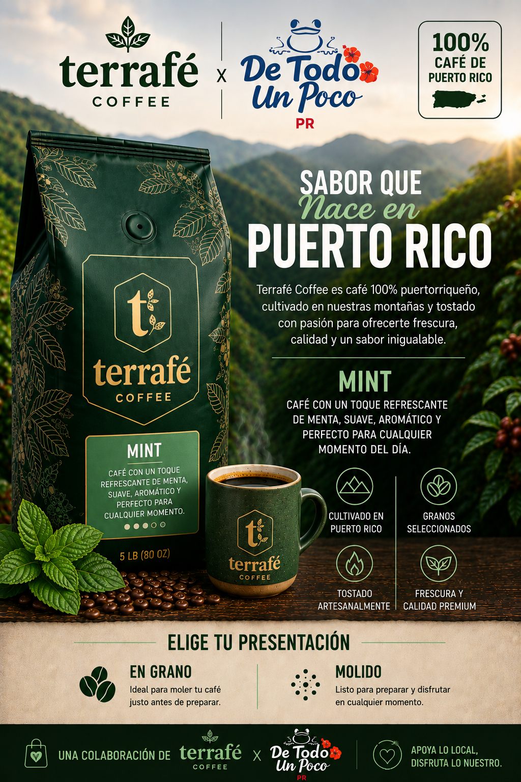 Terrafé Coffee x De Todo Un Poco PR ☕