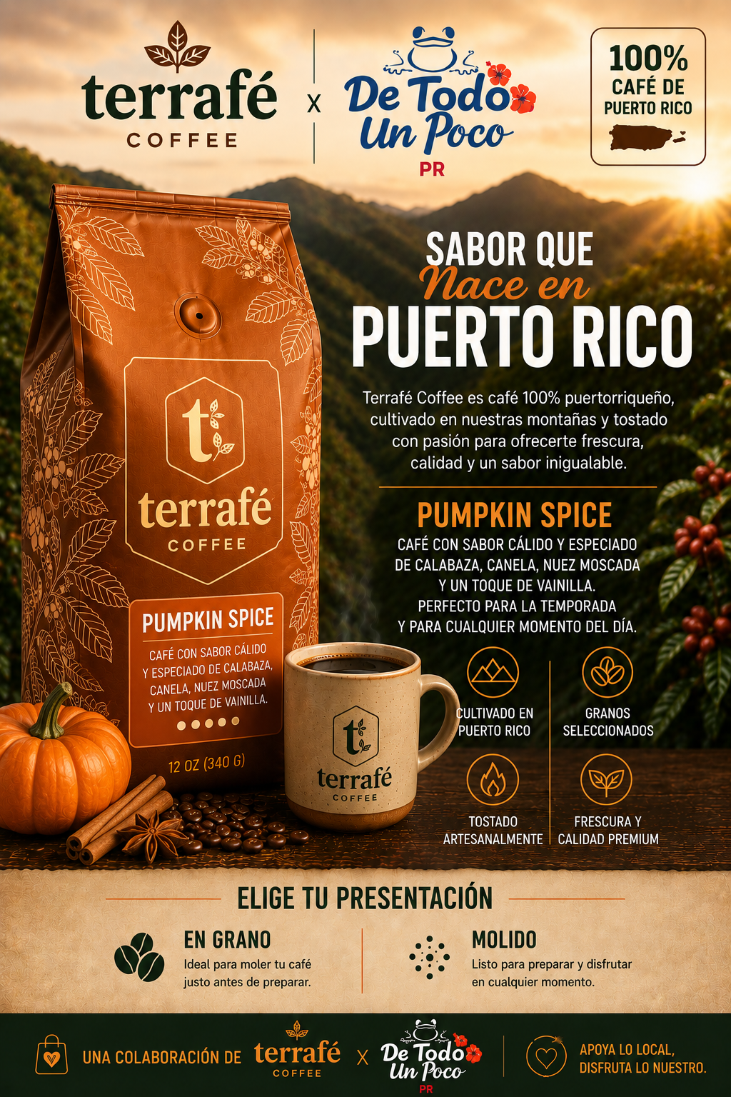 Terrafé Coffee x De Todo Un Poco PR ☕