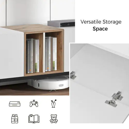 Mueble para TV Odern Apto para TV de 80 Pulgadas con 3 Puertas