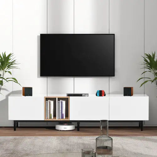 Mueble para TV Odern Apto para TV de 80 Pulgadas con 3 Puertas