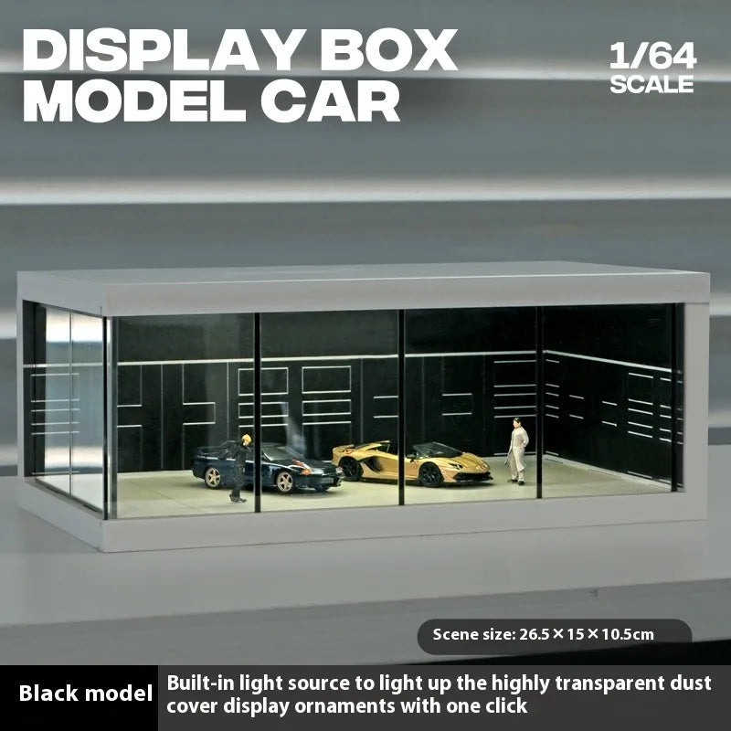 Vitrina Premium LED para Modelos a Escala 1:32 / 1:64 – Display Box de Exhibición Automotriz