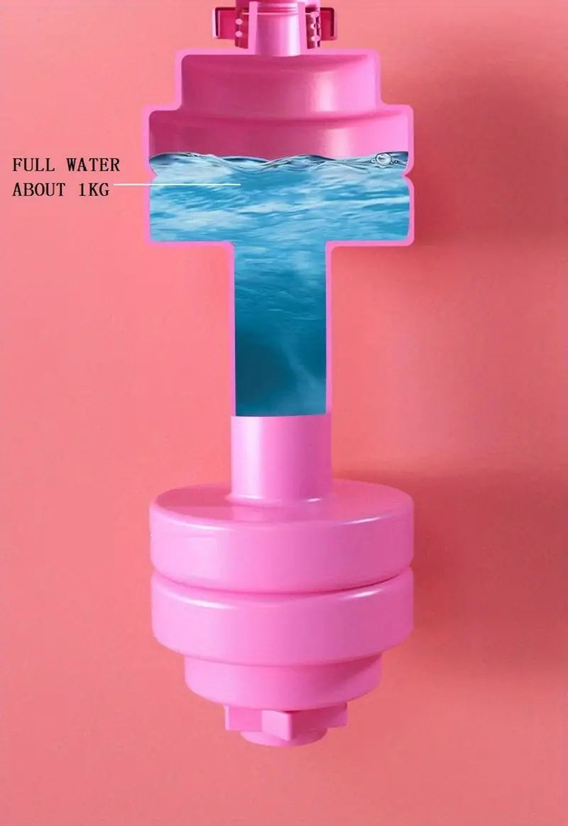 Halteres Ajustáveis com Preenchimento de Água para Fitness em Casa (1pc)