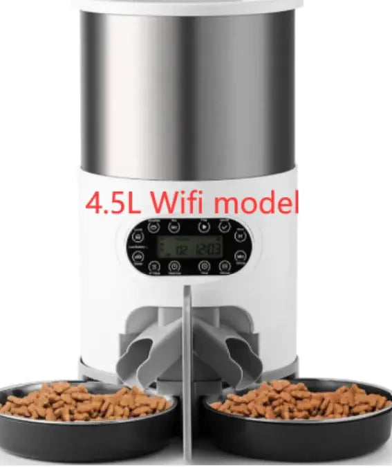 Dispensador Automático de Comida Chique para Mascotas