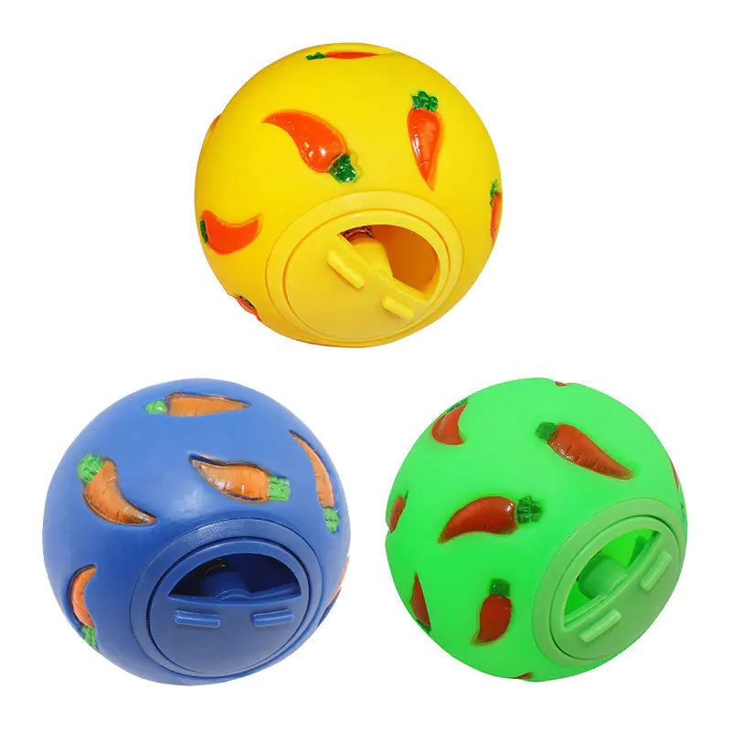 Juguete Educativo para Conejos con Bola Dispensadora de Comida para Mascotas