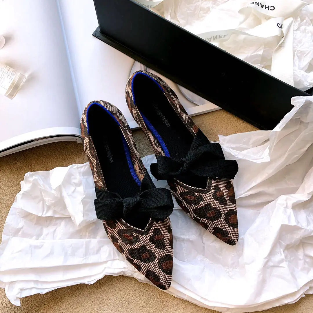 Zapatos Náuticos Casuales Planos con Lazo Estilo Mary Jane