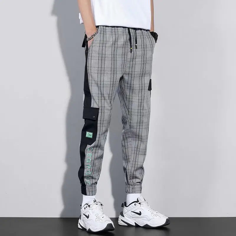 Pantalón Jogger Retro Color Block para Hombre