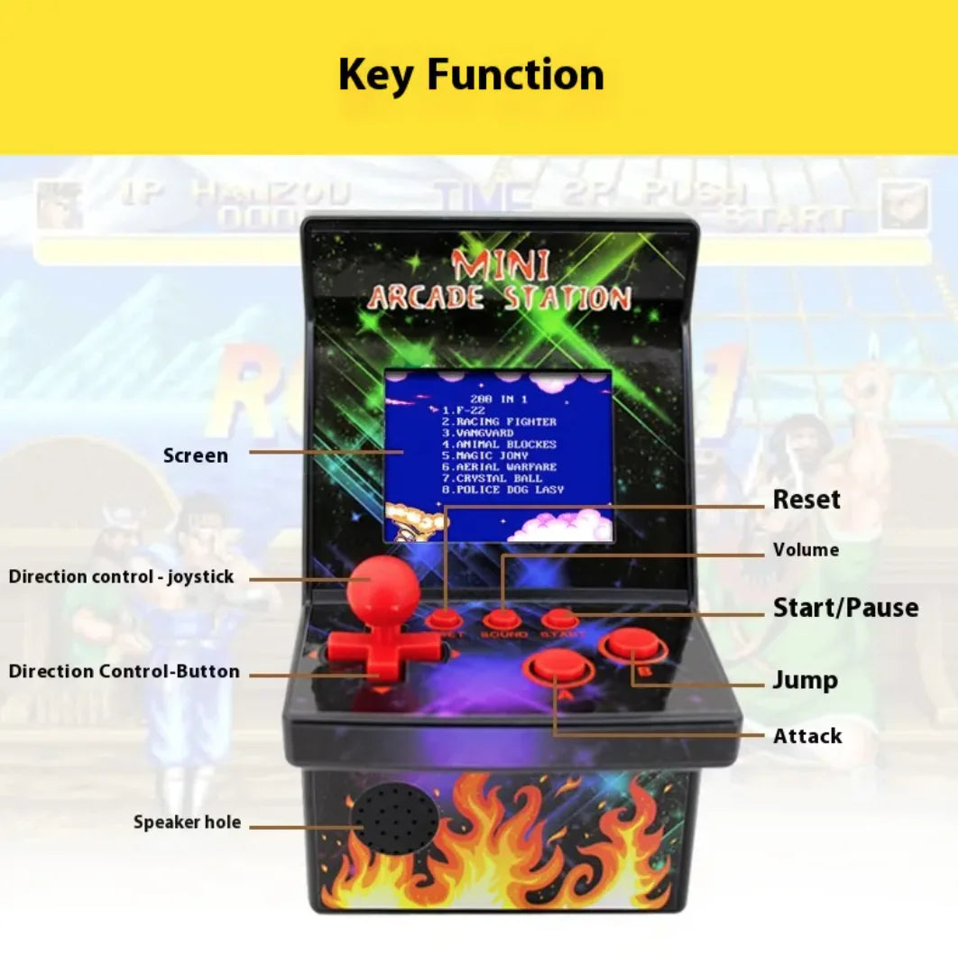 Consola de Juegos Arcade Portátil Mini