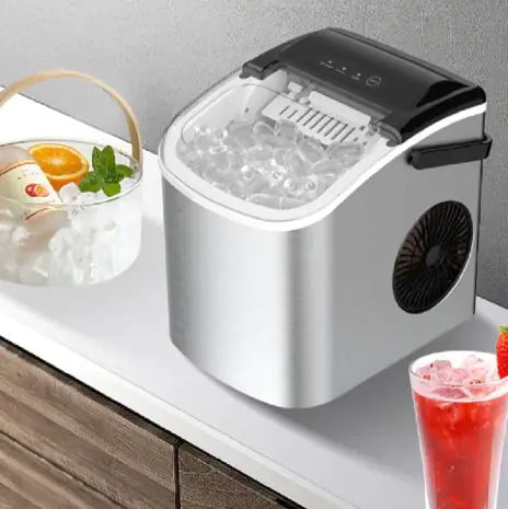 🧊 Máquina Portátil de Hacer Hielo – Compacta y Rápida