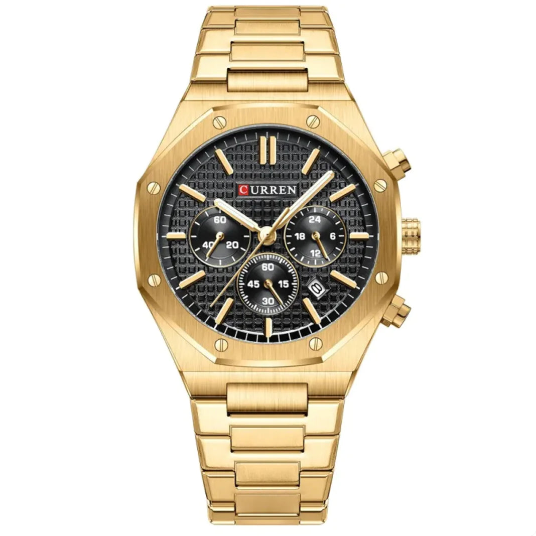 Reloj de Cuarzo Octagonal para Hombre