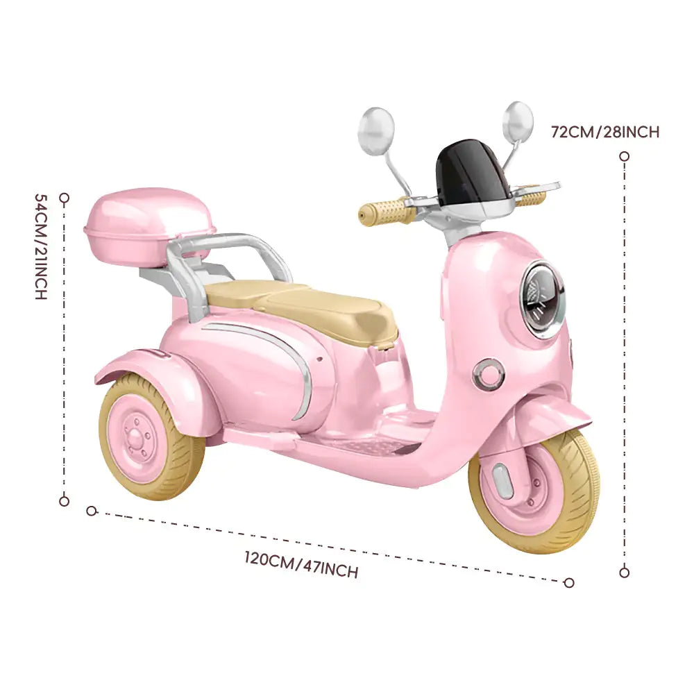 Moto para Niños de 12V, 3 Ruedas