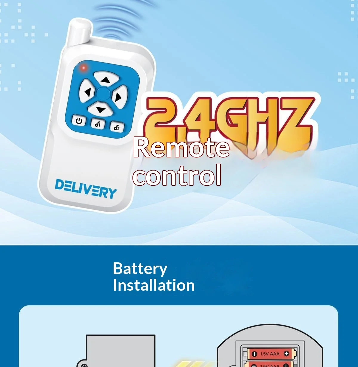 Robot Delivery Interactivo RC 2.4GHz – Juguete Inteligente con Luces, Sonido y Movimiento 360°