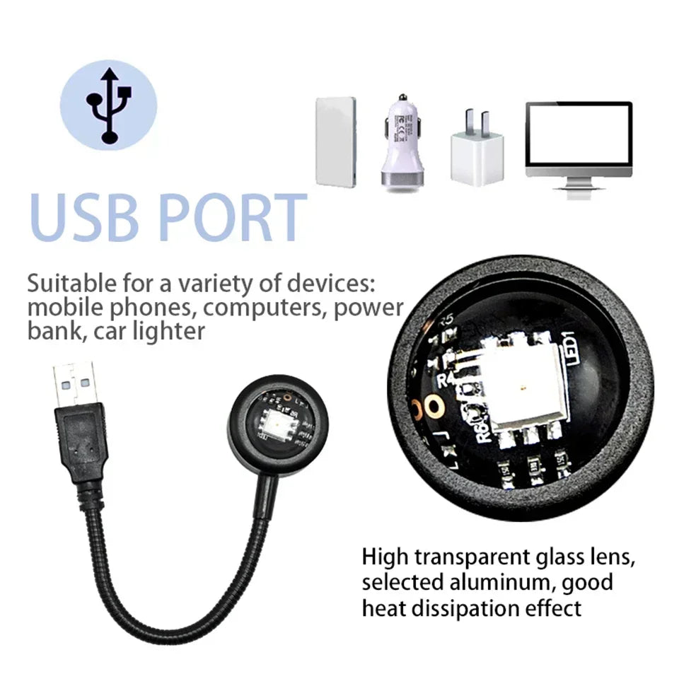 Sunset Glow™ – Lámpara Proyección Atardecer LED Ambiente RGB