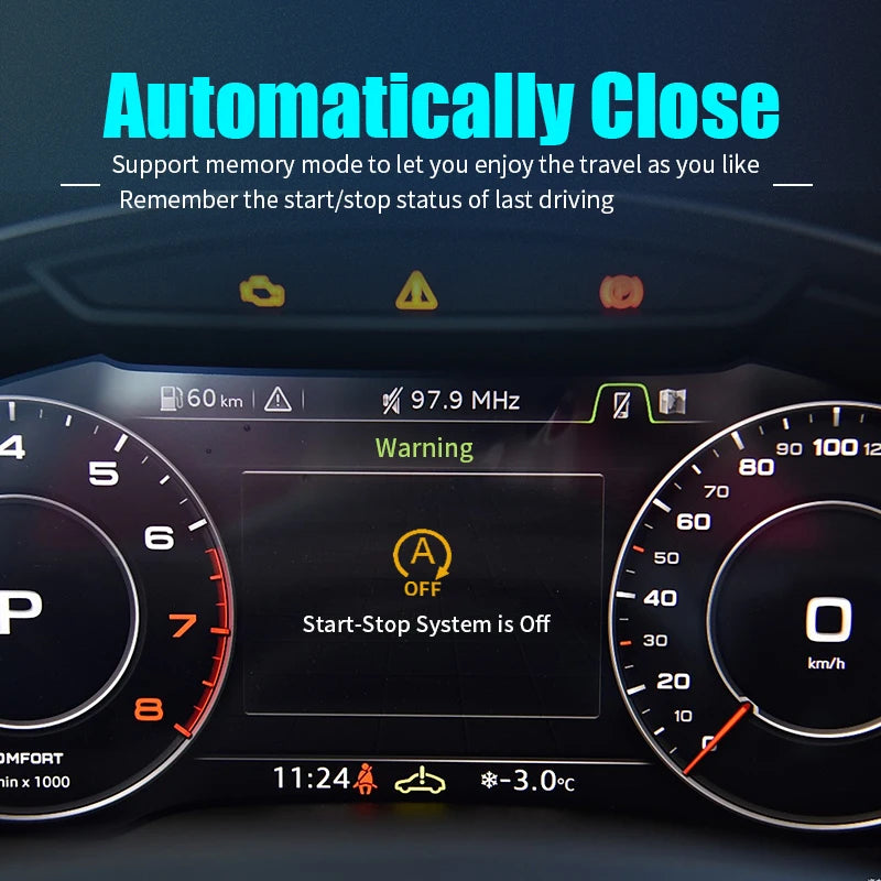 Para AUDI A1 2011-2018 sistema de arranque de parada automática del motor apagado enchufe del Sensor de Control de cierre parada inteligente cancelar accesorios para automóvil