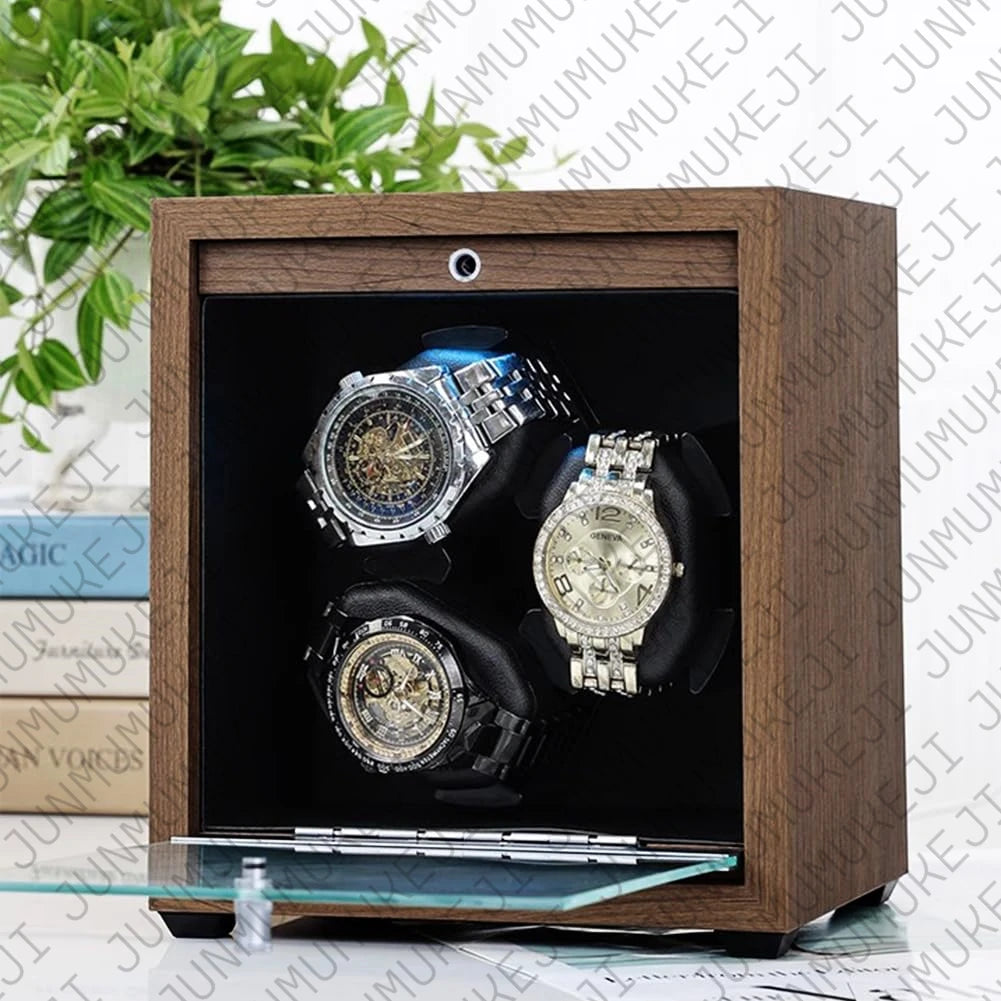 Bobinadora de reloj con 6 ranuras/3 ranuras para cajas de almacenamiento de relojes automáticos, bobinadora automática, utiliza Cable USB, Mabuchi Mute Motro