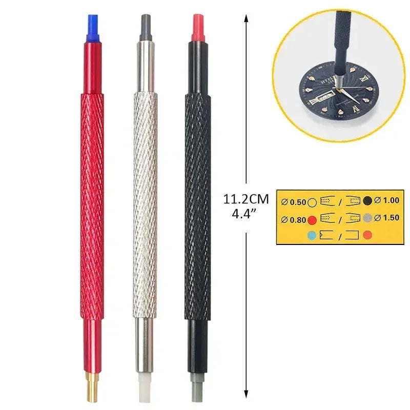 Bomba sopladora de aire y polvo para reloj, limpieza de goma, piezas de reloj de pulsera, cepillo limpiador, herramienta, traje de limpieza, herramienta de reparación de relojes, Kit de cuidado, 6/8 Uds.