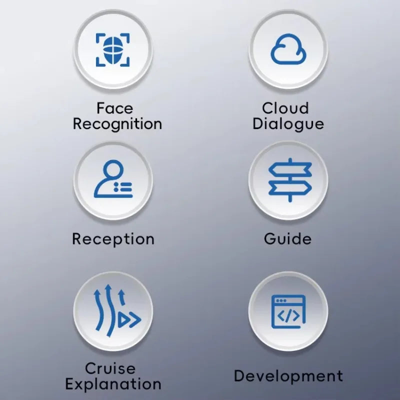 (Solo Cotización – No compra directa) Robot Comercial Inteligente de Recepción con Pantalla Interactiva *(Ver detalles)