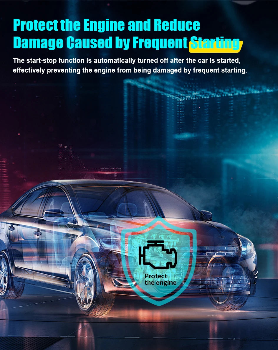 Para AUDI A1 2011-2018 sistema de arranque de parada automática del motor apagado enchufe del Sensor de Control de cierre parada inteligente cancelar accesorios para automóvil