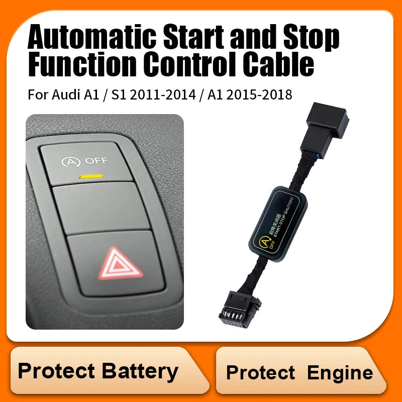 Para AUDI A1 2011-2018 sistema de arranque de parada automática del motor apagado enchufe del Sensor de Control de cierre parada inteligente cancelar accesorios para automóvil