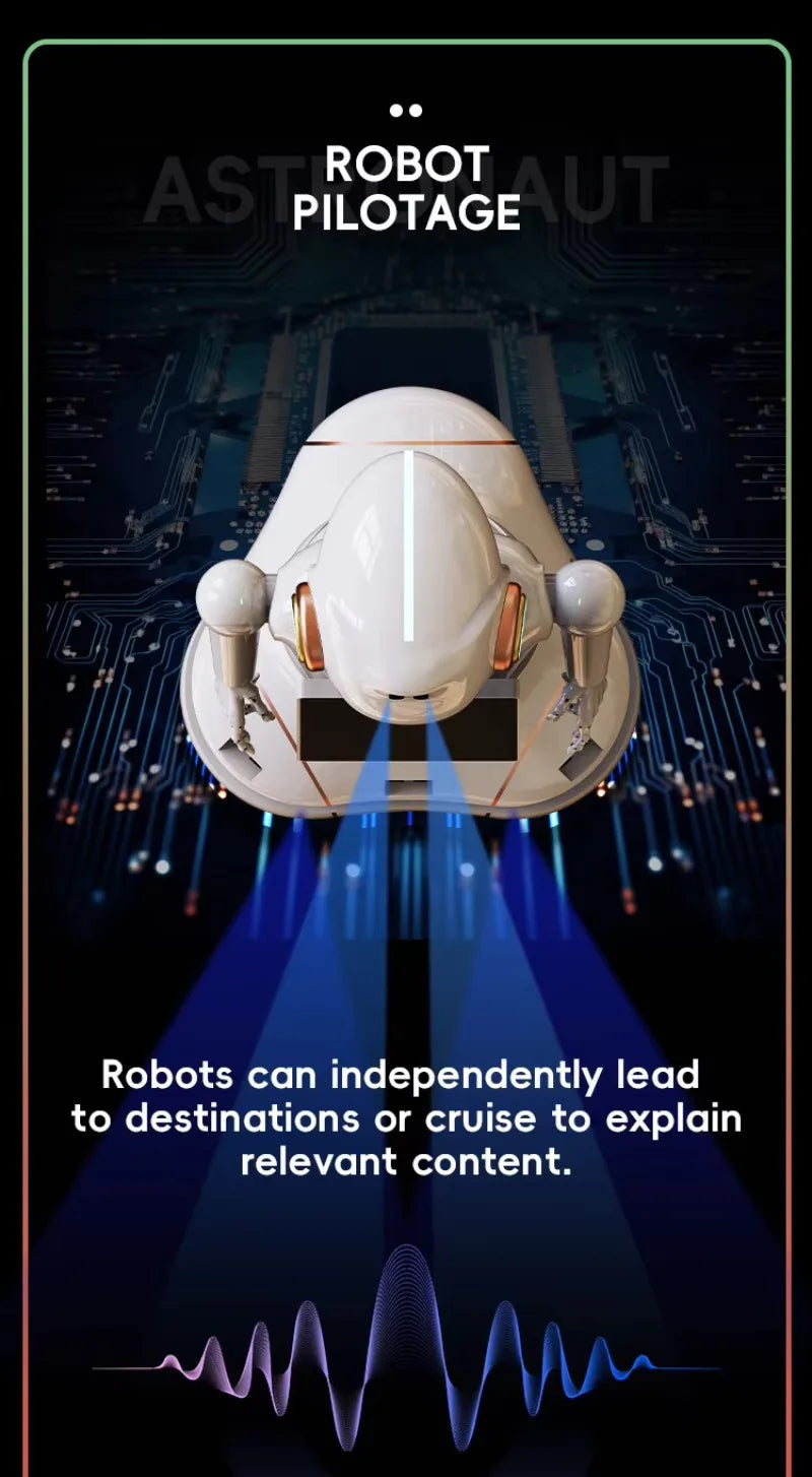 (Solo Cotización – No compra directa) Robot Comercial Inteligente de Recepción con Pantalla Interactiva *(Ver detalles)