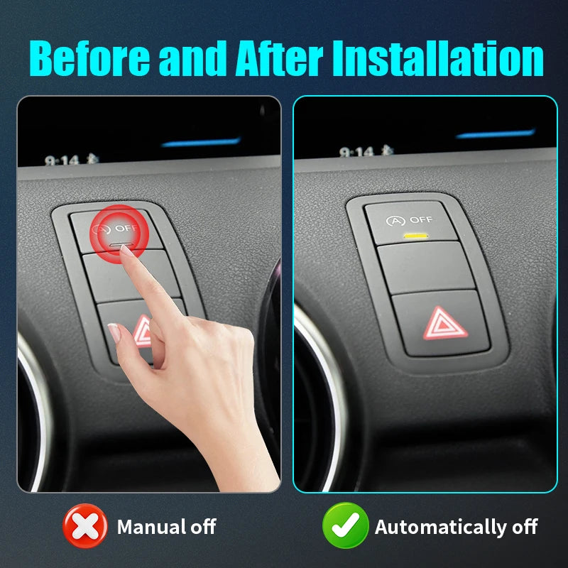 Para AUDI A1 2011-2018 sistema de arranque de parada automática del motor apagado enchufe del Sensor de Control de cierre parada inteligente cancelar accesorios para automóvil