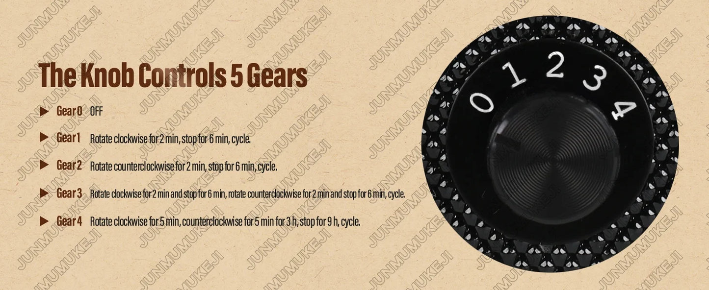 Bobinadora de reloj con 6 ranuras/3 ranuras para cajas de almacenamiento de relojes automáticos, bobinadora automática, utiliza Cable USB, Mabuchi Mute Motro