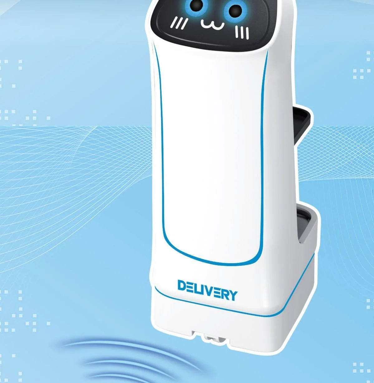 Robot Delivery Interactivo RC 2.4GHz – Juguete Inteligente con Luces, Sonido y Movimiento 360°