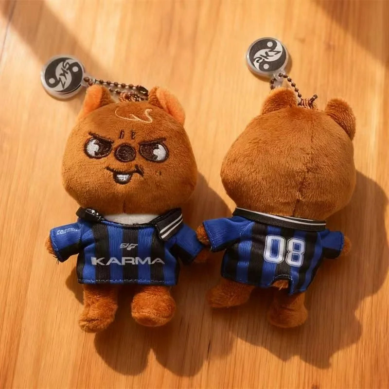 SKZ Stray Kids llavero de peluche colgante SKZ muñeco de peluche colgante Fang Can Li Longfu Felix KARMA SKZOO juguete de peluche regalo para niños