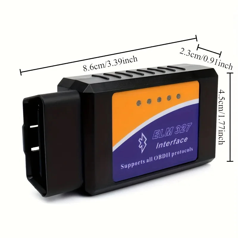 🔧 Escáner OBD2 Bluetooth ELM327 – Diagnostica tu Auto desde tu Celular