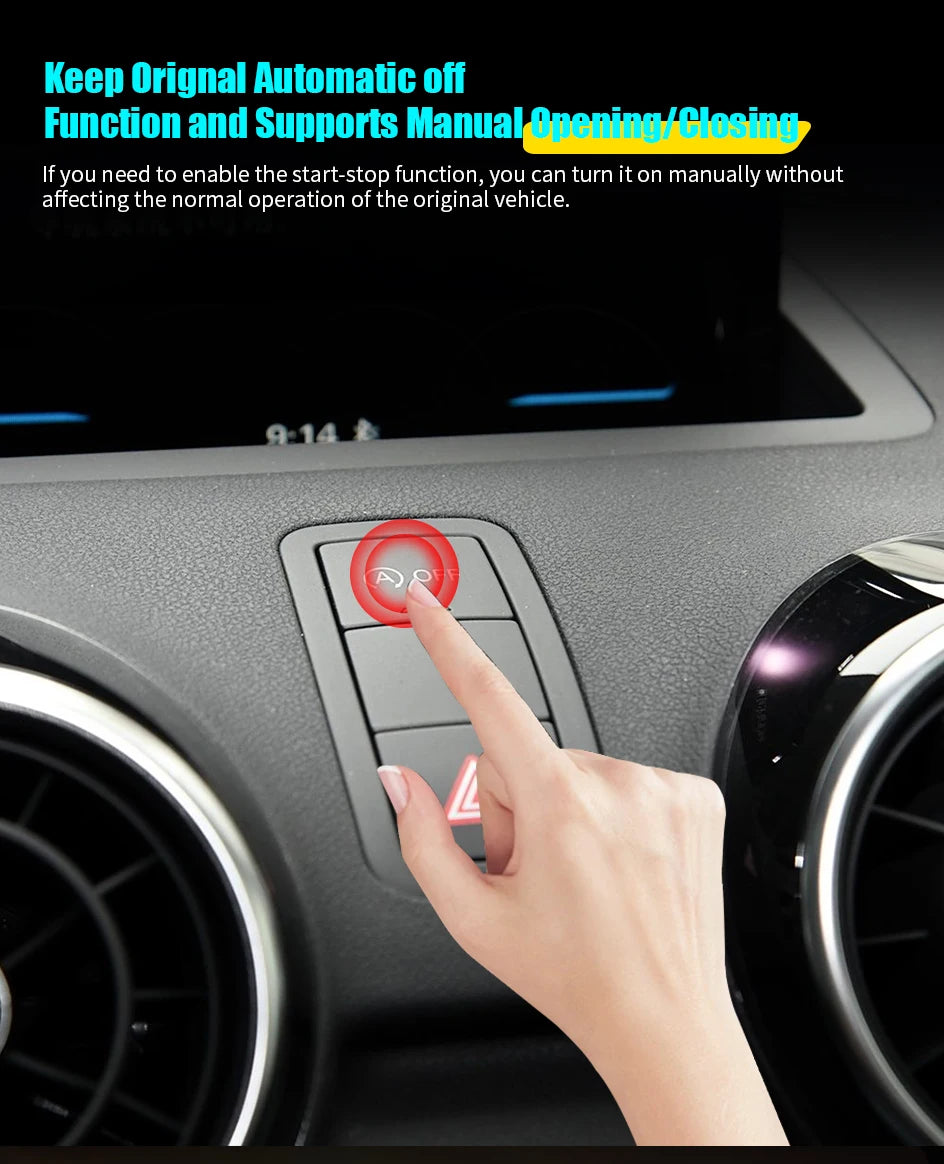 Para AUDI A1 2011-2018 sistema de arranque de parada automática del motor apagado enchufe del Sensor de Control de cierre parada inteligente cancelar accesorios para automóvil