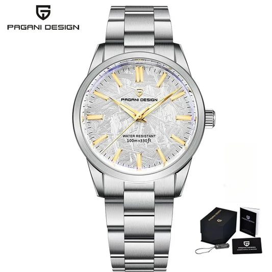 Pagani Design PD1734 – Reloj Clásico de Acero Inoxidable con Cristal de Zafiro (100M Water Resistant)