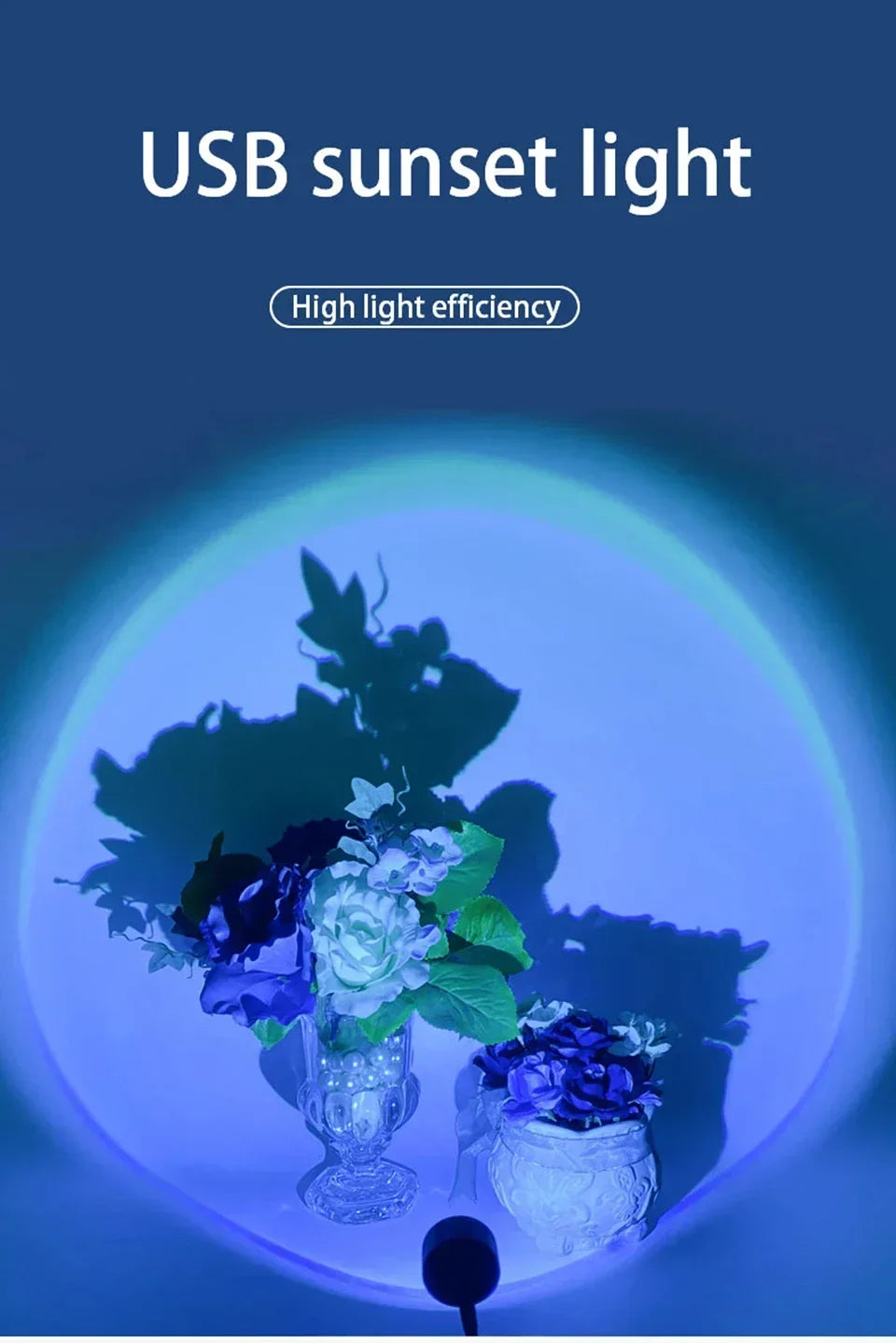 Sunset Glow™ – Lámpara Proyección Atardecer LED Ambiente RGB
