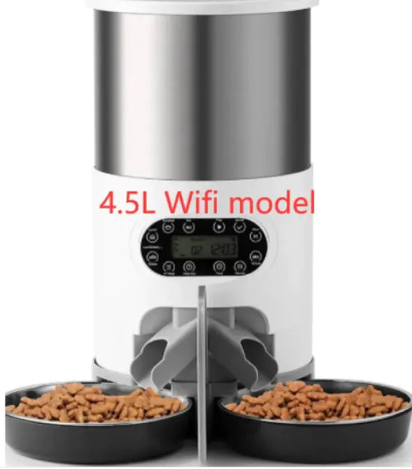 Dispensador Automático de Comida Chique para Mascotas