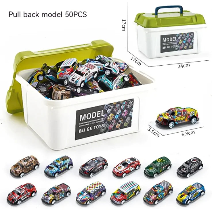🏎️ “Mega Set de Carritos Metálicos Pull-Back – Colección Racing (20 / 30 / 50 Piezas)”