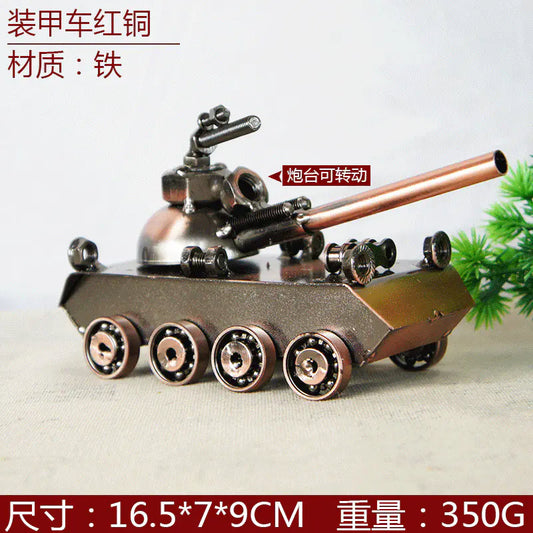 Metal Vintage Car Model - Handmade Decorative Piece