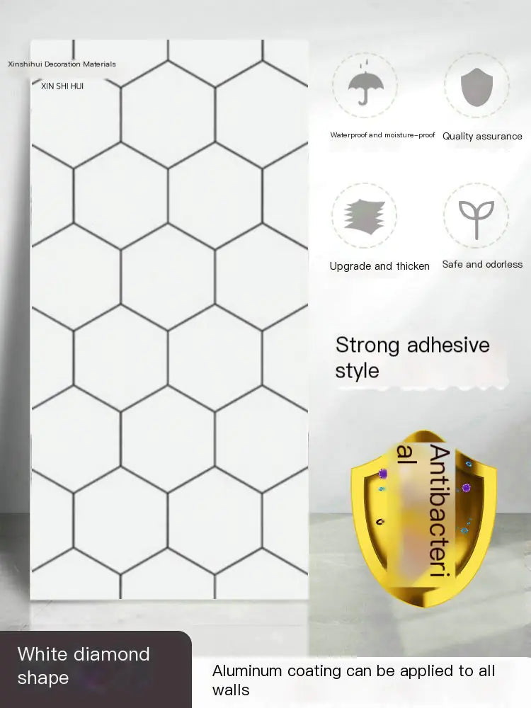 PVC Imitation Marble Floor Stickers for Home Decor (1pc)