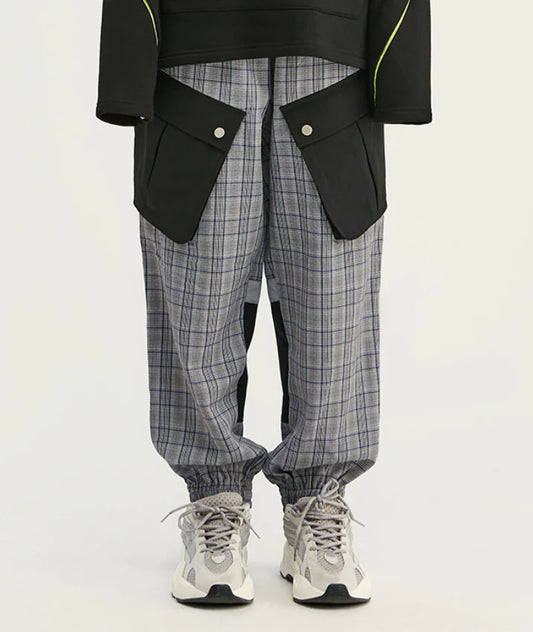 Pantalón Jogger Retro Color Block para Hombre