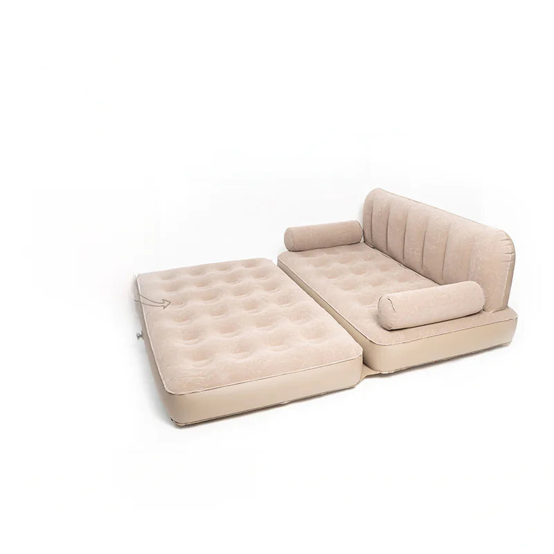 Sofá Cama Inflable para Camping y Uso Doméstico