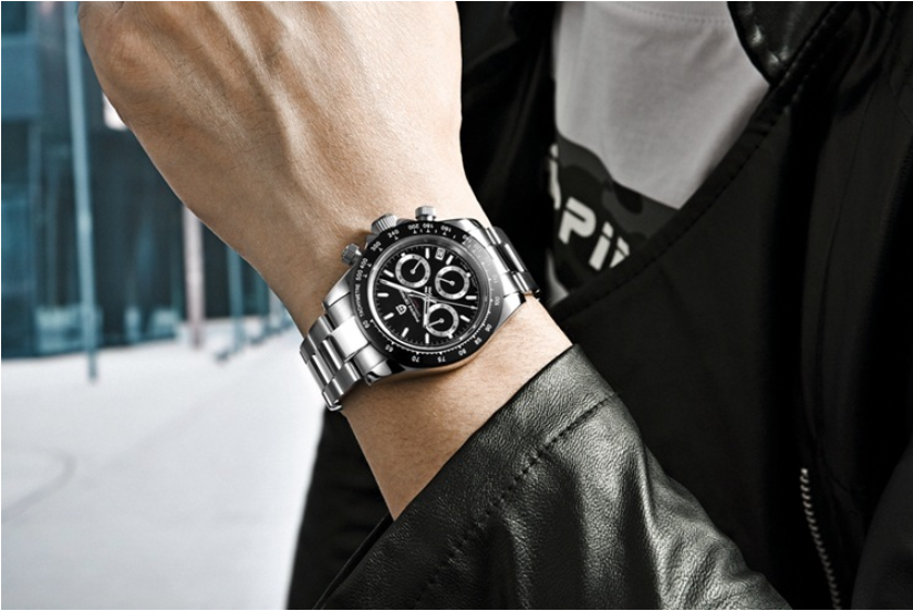 Reloj de Cuarzo PAGANI para Hombre con Calendario Luminoso