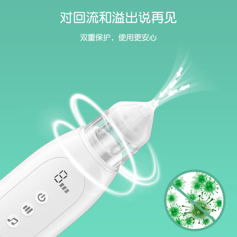 Aspirador Nasal Eléctrico para Bebés con Autolimpieza