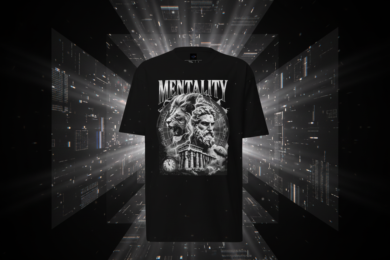 Camiseta Pesada  Diseño de Mentality Premium | DTUPPR