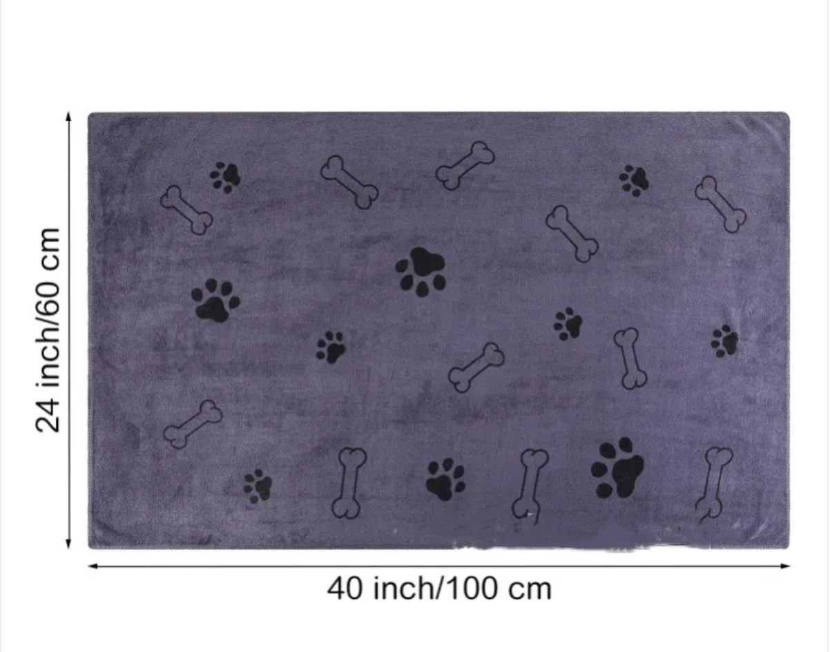 Toalla Premium de Microfibra para Mascotas – Secado Ultra Rápido y Suave