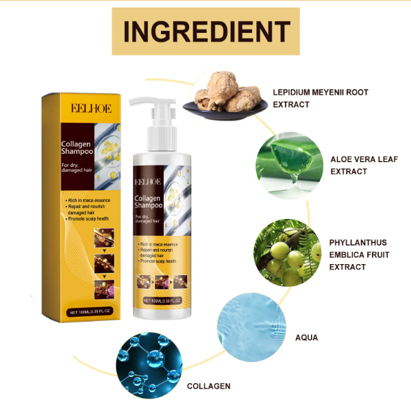 Shampoo Reparador de Colágeno