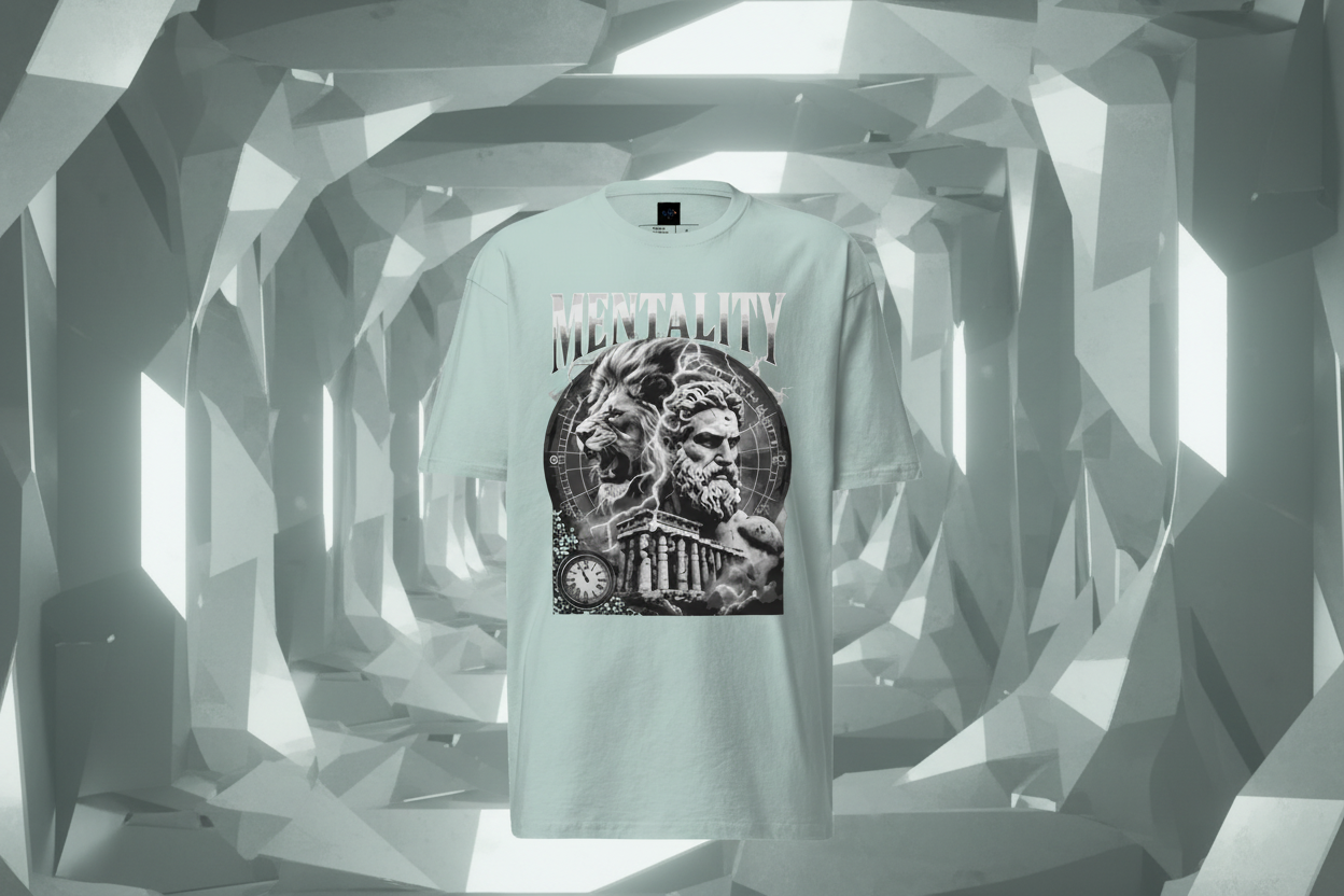 Camiseta Pesada  Diseño de Mentality Premium | DTUPPR